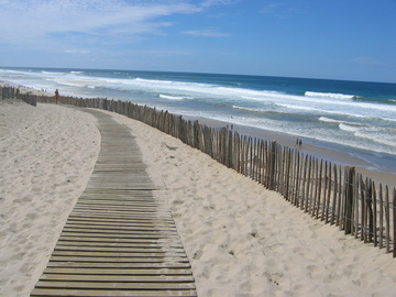 camping près de la plage en Gironde